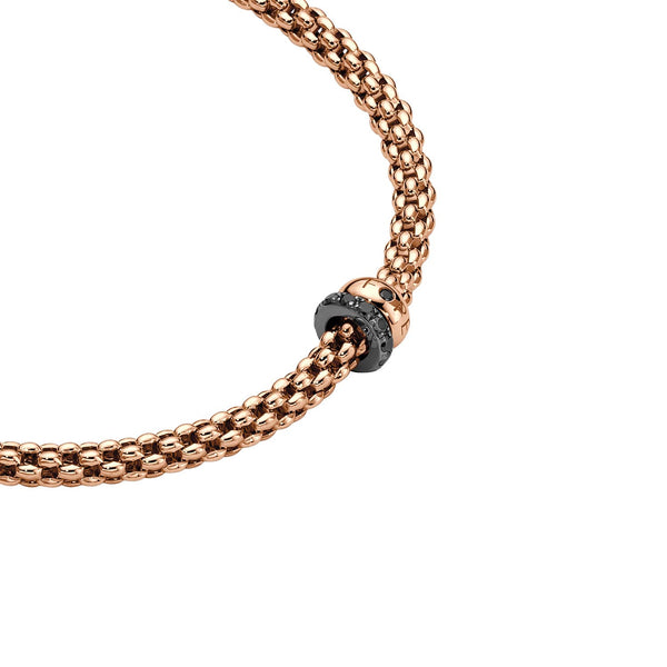 62406CPAVEN_BR_FOPE_SOLO_Collier_Rosegold-schwarze-Diamanten_1_Kempkens-Juweliere