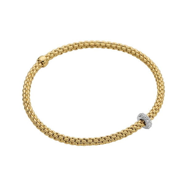 745BBBR_GB_FOPE-FLEXIT-SOLO_Armband_Gelbgold-Weissgold-Brillanten1_Kempkens-Juweliere