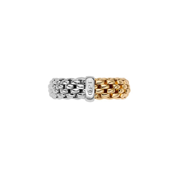 AN08_GB_FOPE_FLEXIT-ESSENTIALS_Ring_Weissgold-Gelbgold_2_Kempkens-Juweliere