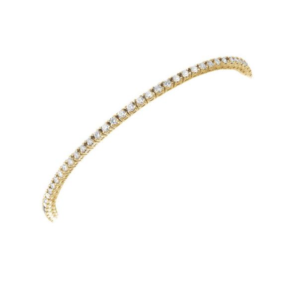 Tennisarmband - Gelbgold