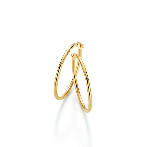 Clioro-Creolen-rund-Gelb-Gold-poliert-Vorne--71553.7000