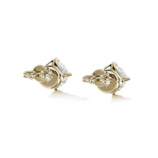 De-Beers-Forevermark_Kompass-der-Liebe-Ohrstecker-Diamant-Solitaire-Gelb-Gold-Hinten_Kempkens-Juweliere