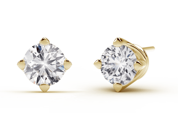 De-Beers-Forevermark_Kompass-der-Liebe-Ohrstecker-Diamant-Solitaire-Gelb-Gold-Vorne-Seite_Kempkens-Juweliere