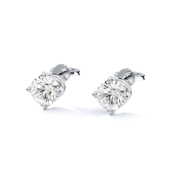 De-Beers-Forevermark_Kompass-der-Liebe-Ohrstecker-Diamant-Solitaire-Weiss-Gold-Oben_Kempkens-Juweliere