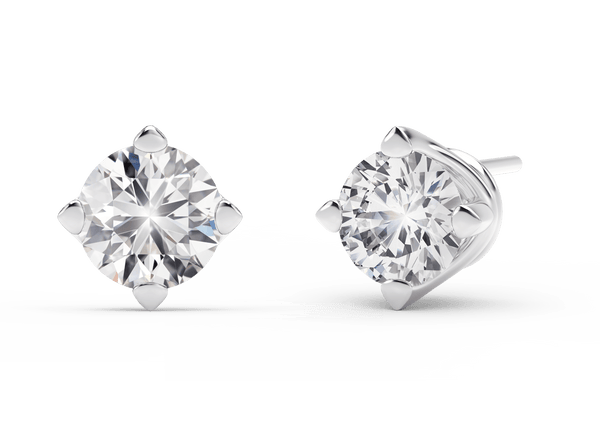 De-Beers-Forevermark_Ohrstecker-Diamant-Solitaire-Weiss-Gold-Vorne-Seite_Kempkens-Juweliere
