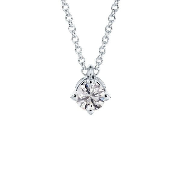    DeBeers-Forevermark_Collier-Diamant-Solitaire-Anhaenger-Weiss-Gold-Vorne_Kempkens-Juweliere