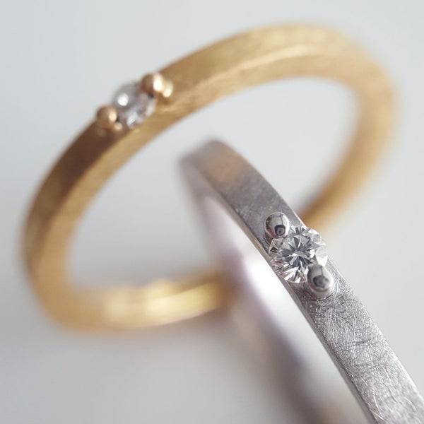 Kempkens-Atelier-Ring-Zweikorn-Brillant-Weiss-Gelb-Gold-eismatt