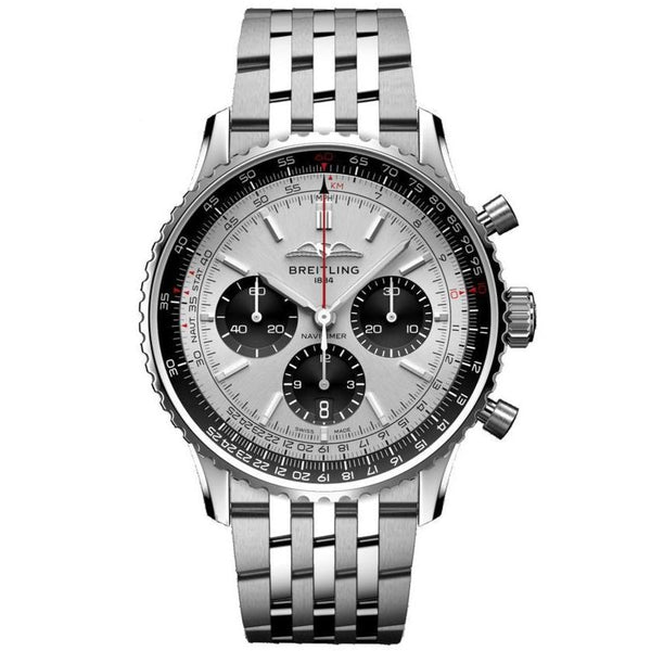 AB0138241G1A1_Breitling_navitimer-b01-chronograph-43-silver-black-metal-soldier_Front_Kempkens-Juweliere