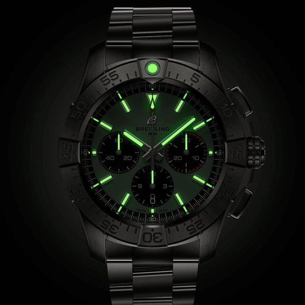 AB0147101L1A1_Breitling_avenger-b01-chronograph-44-green-black-metal-lumes_Kempkens-Juweliere