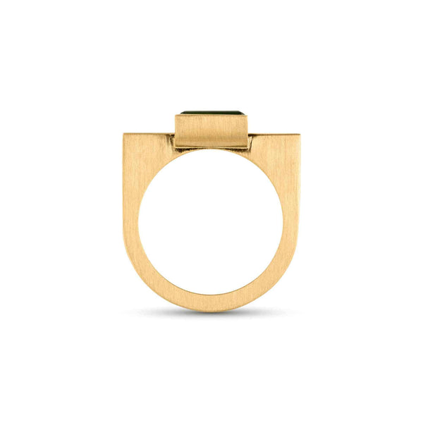 Kempkens-Atelier-Ring_RI639-G7-Tu_DerArchitekt_Gelbgold-750-gruener-Turmalin-matt-poliert_Seite_Kempkens-Juweliere