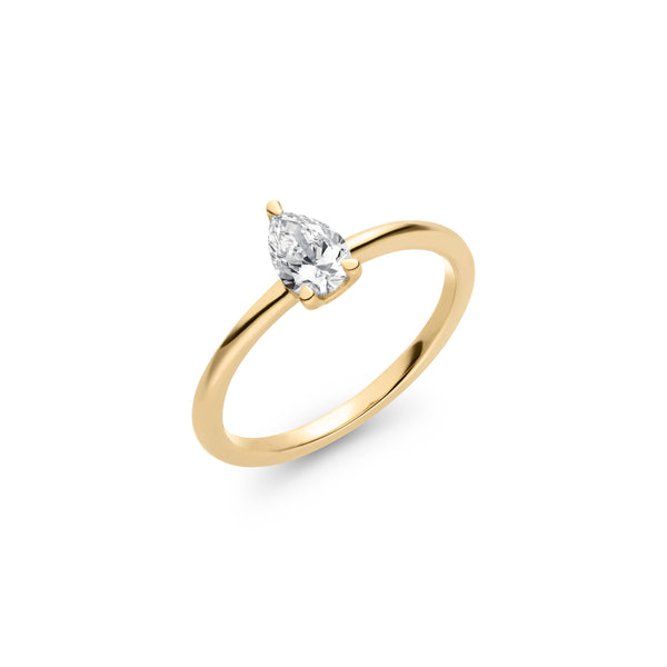 Kempkens_Atelier_Solitaerring_Lab-Grown-Diamond_RI852-G5-LGD050_Pear_Tropfenschliff_0_5ct_Gold_Gelb_585_poliert_Diagonal_Kempkens-Juweliere