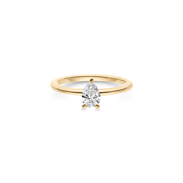 Ring - Solitärring Tropfen LGD