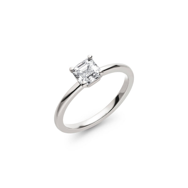 Kempkens_Atelier_Solitaerring_Lab-Grown-Diamond_RI852-P9-LGD090_Emerald_Smaragdschliff-gleichseitig_Asscher-Cut_0_9ct._Platin_weiss_950_poliert_Diagonal_Kempkens-Juweliere