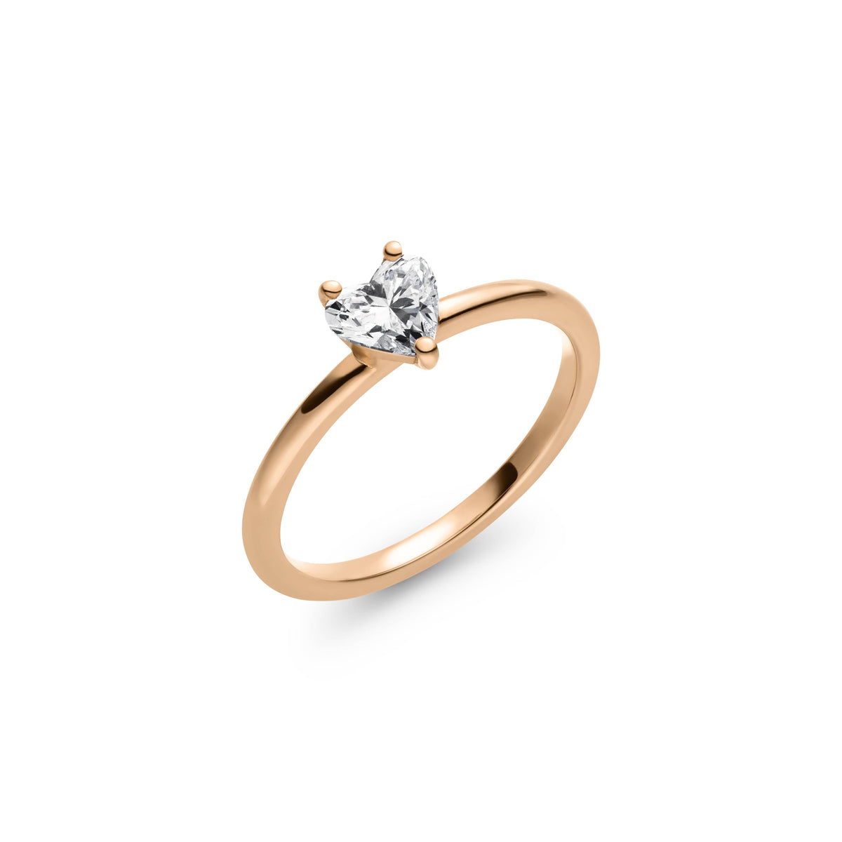 Ring - Solitärring Herz LGD