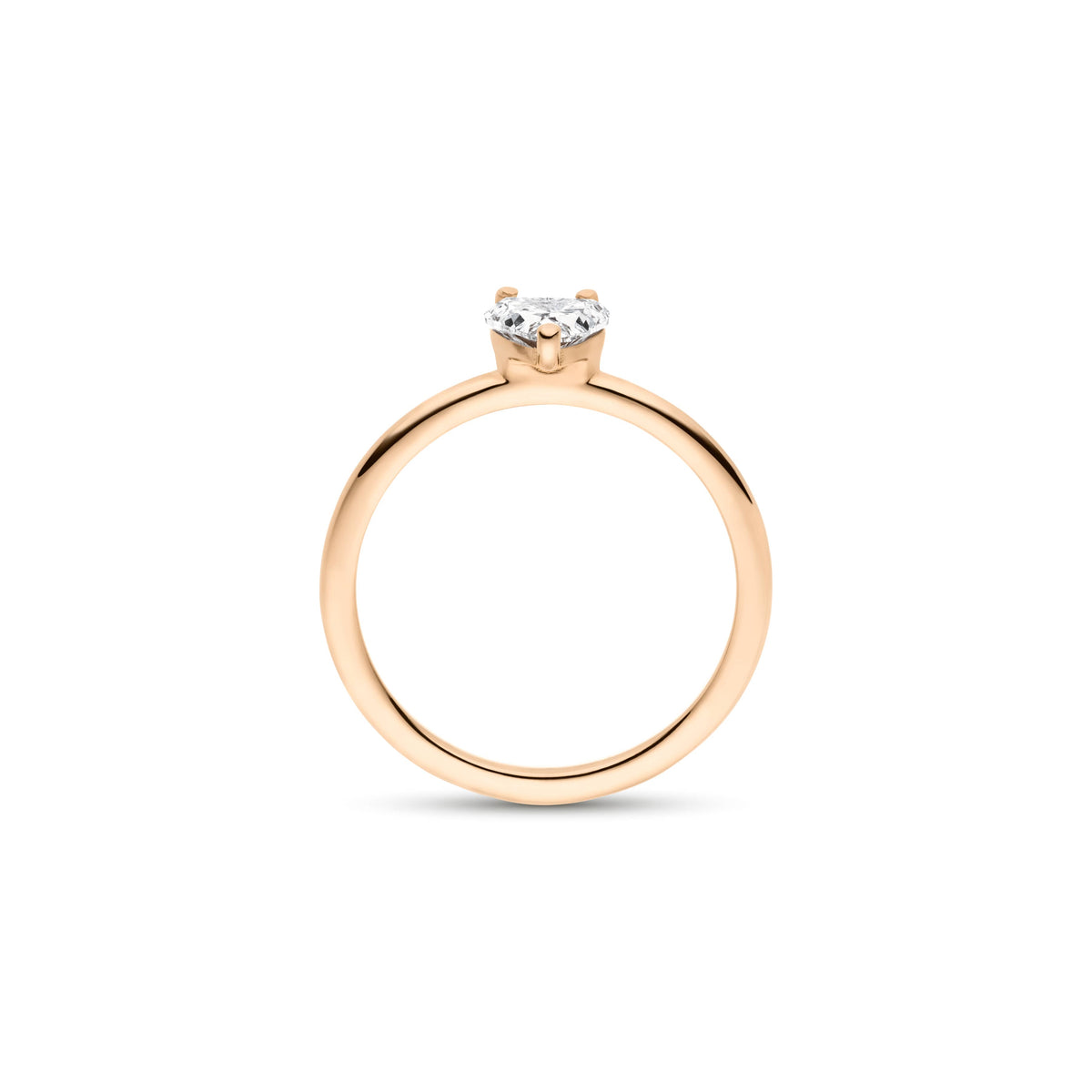 Ring - Solitärring Herz LGD