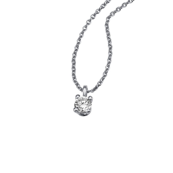 Solitär - Collier - 4er Krappe