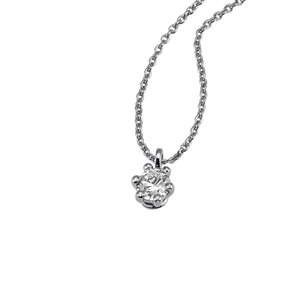 Solitär - Collier - 6er Krappe