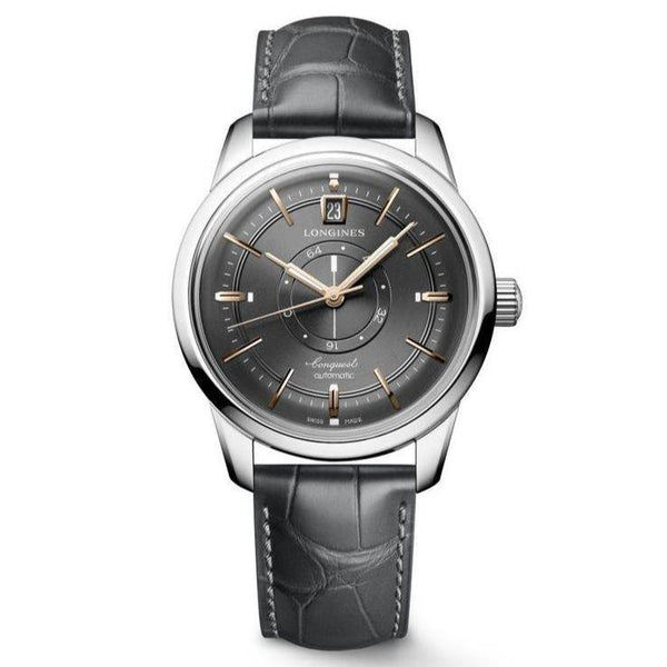 L1.648.4.62.2_Longines_CONQUEST-HERITAGE-CENTRAL-POWERRESERVE-38mm-Automatik-anthrazit-Leather-anthrazit_SOL_Kempkens-Juweliere