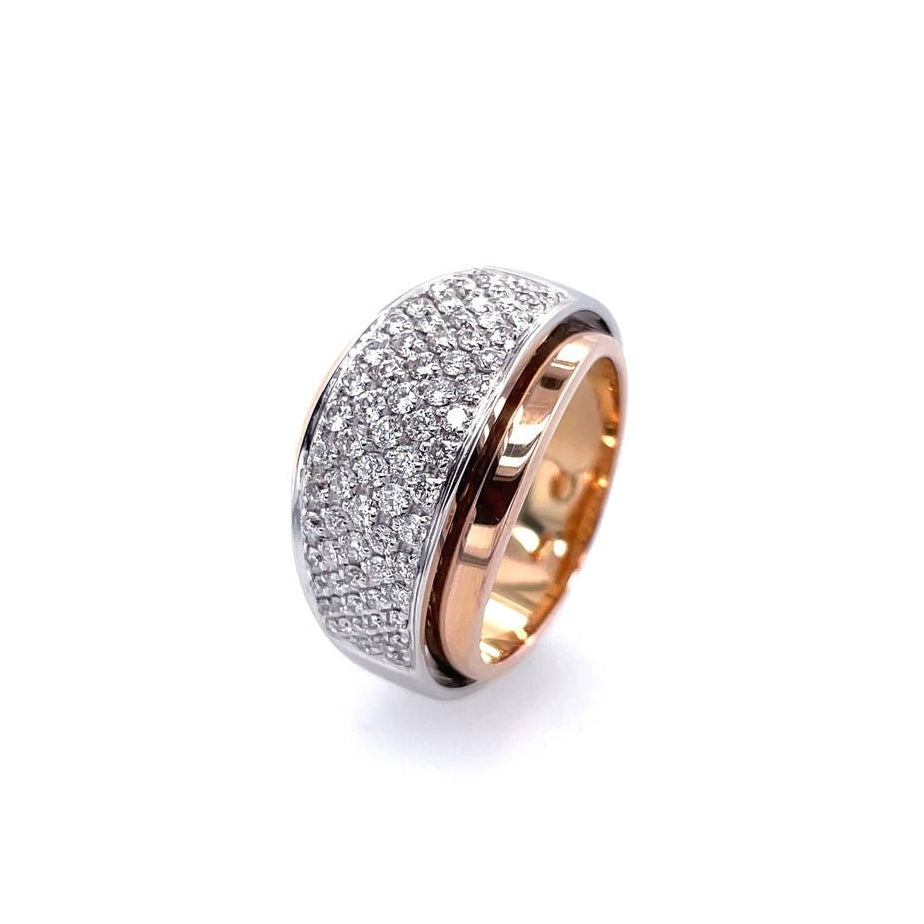 Ring_Brillant_1,06ct._TW-si_Pave-Rose-Weissgold_Kempkens-Juweliere