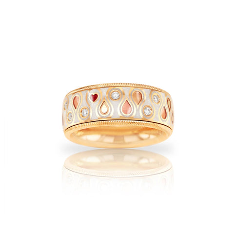 Wellendorff_607473_Ring-MEINE-SCHOENSTEN-MOMENTE_Geburtstagsring_limitiert-Gelbgold-Kaltemaille-creme-orange-rosa-drehbar_Kempkens-Juweliere