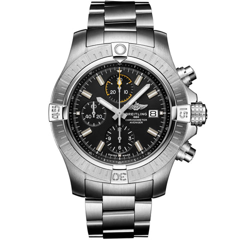 Breitling_avenger-chronograph-45-stainless-steel-with-black-dial-and-stainless-steel-bracelet_ref._A13317101B1A1_Kempkens-Juweliere