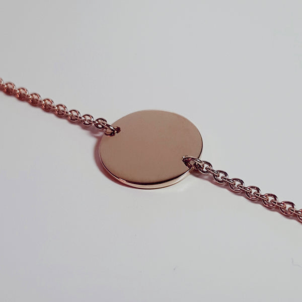 Armband mit Kreis Gravurplatte