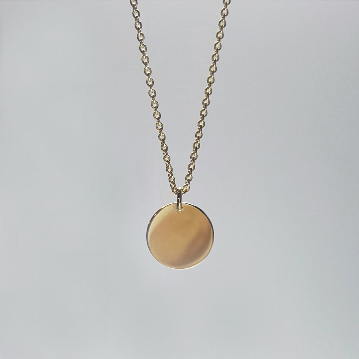 Collier mit Kreis Gravurplatte