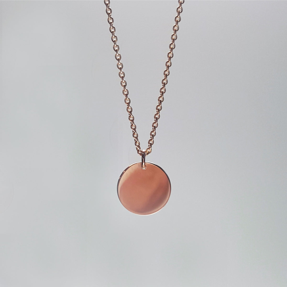 Collier mit Kreis Gravurplatte