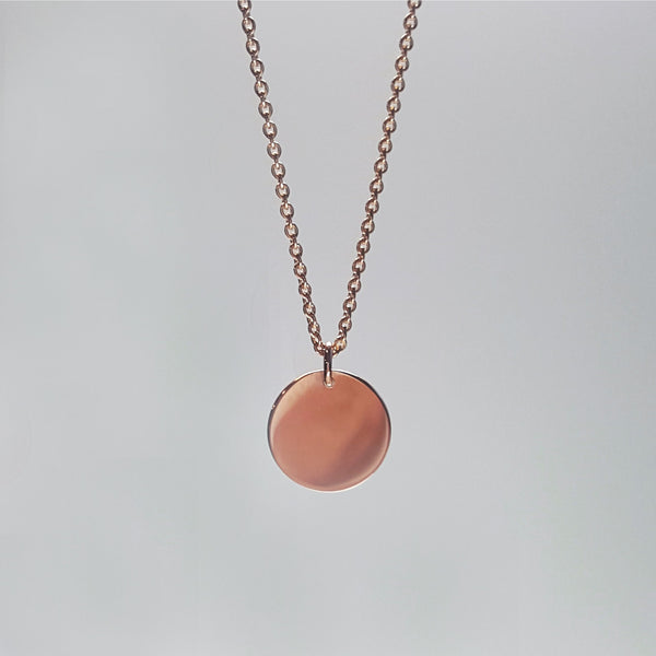Collier mit Kreis Gravurplatte