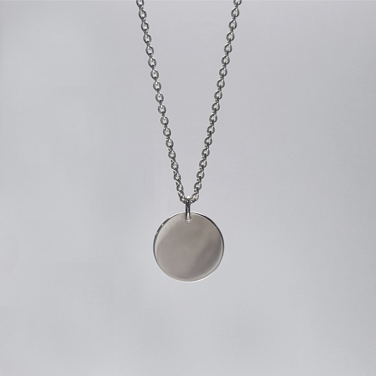Collier mit Kreis Gravurplatte