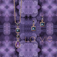 Collier - Atelier La Vie Topas / Amethyst / Iolith