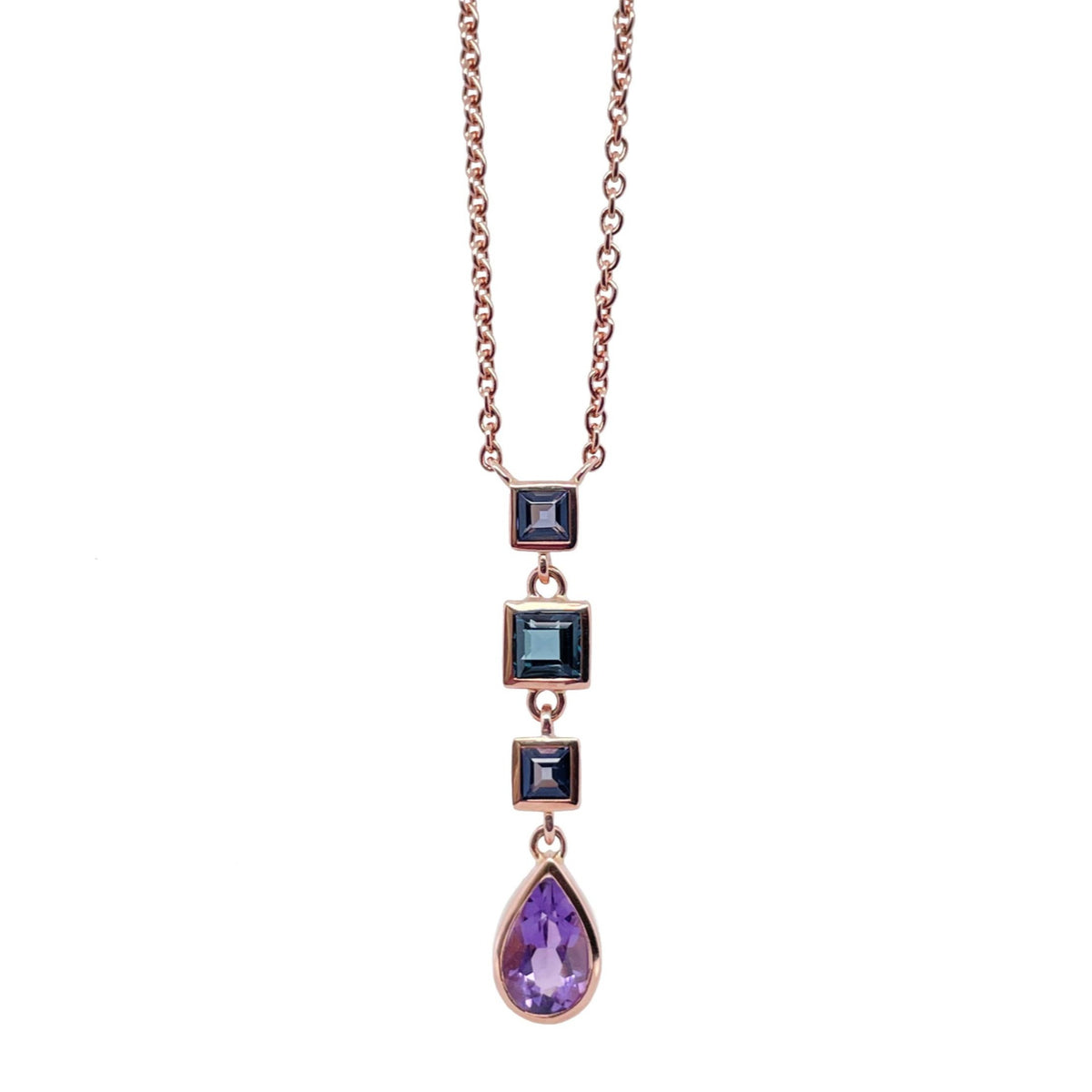 Collier - Atelier La Vie Topas / Amethyst / Iolith