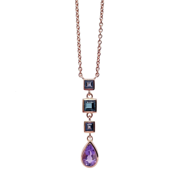 Collier - Atelier La Vie Topas / Amethyst / Iolith