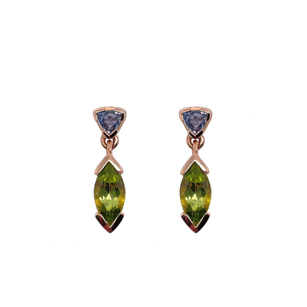 Ohrstecker - Atelier La Vie Peridot/Iolith