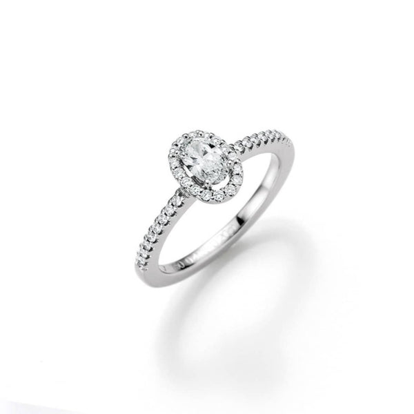 Ring - Halo Diamantring