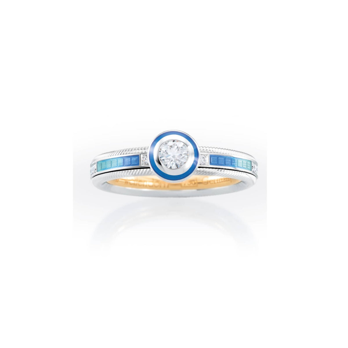 Solitärring - Danke Für. Aqua