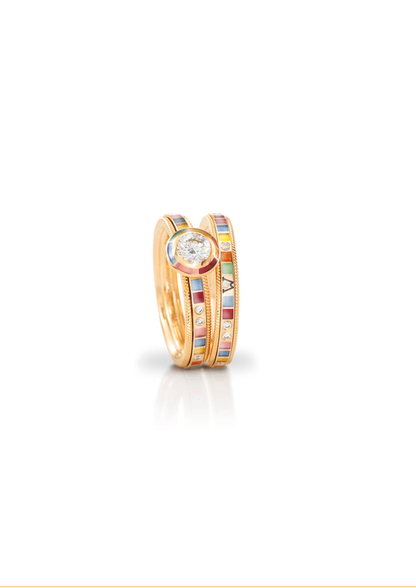 Ring - Regenbogen Zart