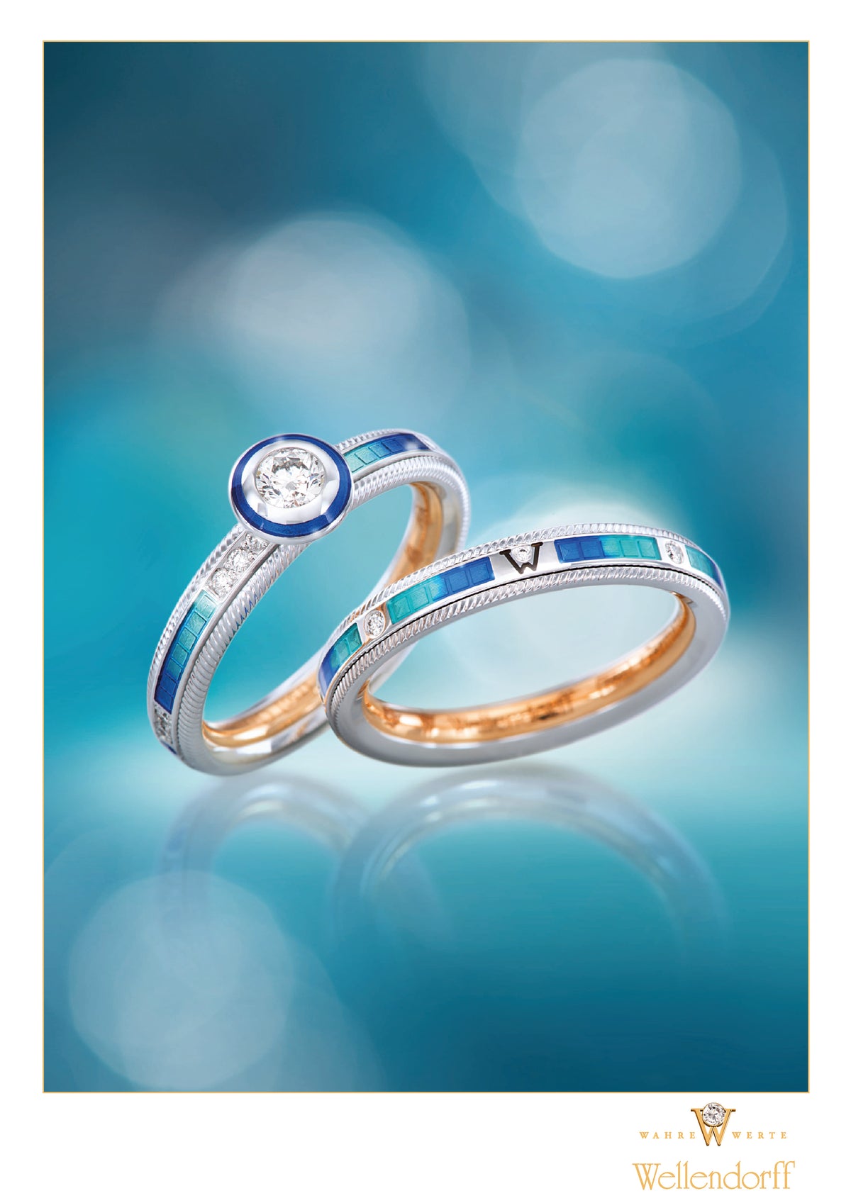 Solitärring - Danke Für. Aqua