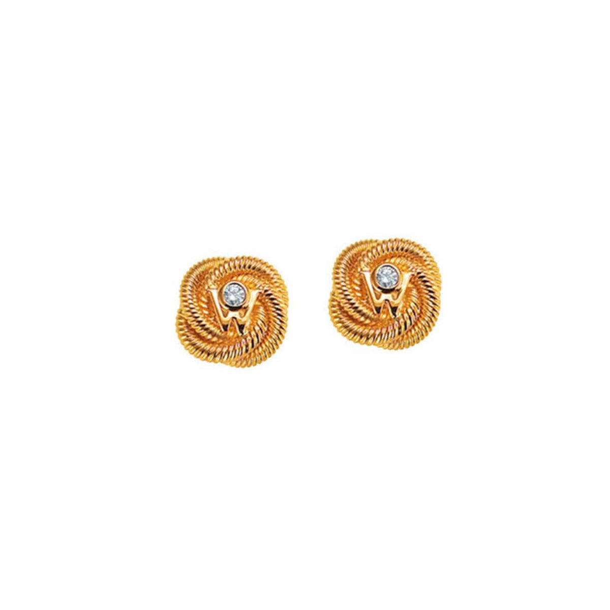 Ohrstecker - Seidenknoten